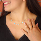 Twilight Spark 925 Sterling Silver Necklace
